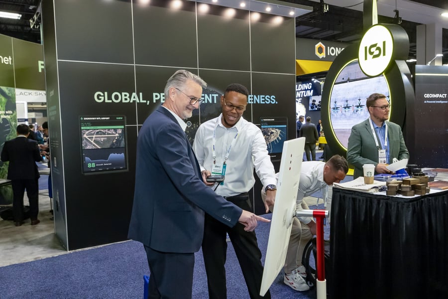 GEOINT Symposium Exhibit Hall and stages
